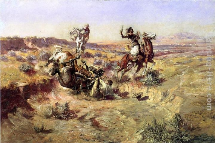 Charles Marion Russell The Broken Rope